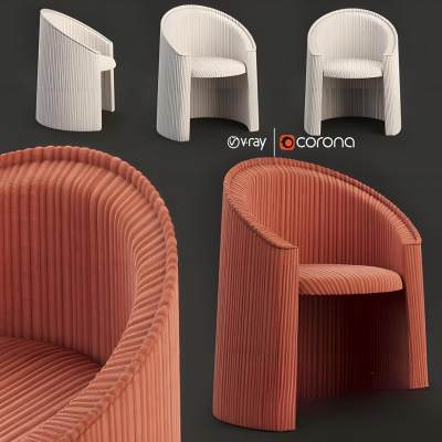 现代布艺单椅-120